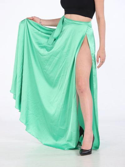 Priscilla - Maxigonna - verde menta