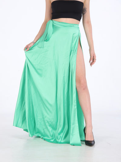 Priscilla - Maxigonna - verde menta